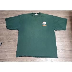 Vintage 90s University of Miami UM Hurricanes NCAA Football T Shirt Mens XL